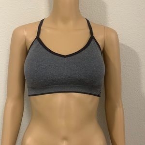 Sports Bra by Kenneth Cole, size XL, Gray/Black